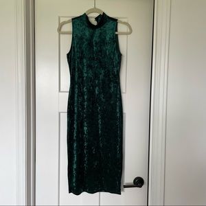 Almost Famous Crushed Velvet Dress